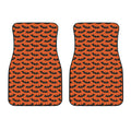 Halloween Bat Pattern Print Front Car Floor Mats