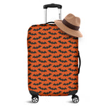 Halloween Bat Pattern Print Luggage Cover