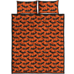 Halloween Bat Pattern Print Quilt Bed Set