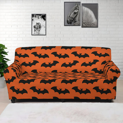 Halloween Bat Pattern Print Sofa Cover