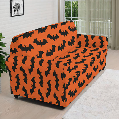 Halloween Bat Pattern Print Sofa Cover