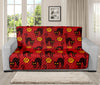 Halloween Black Cat Pattern Print Futon Protector