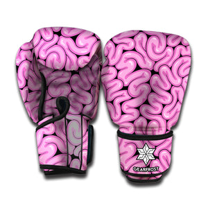 Halloween Brain Print Boxing Gloves