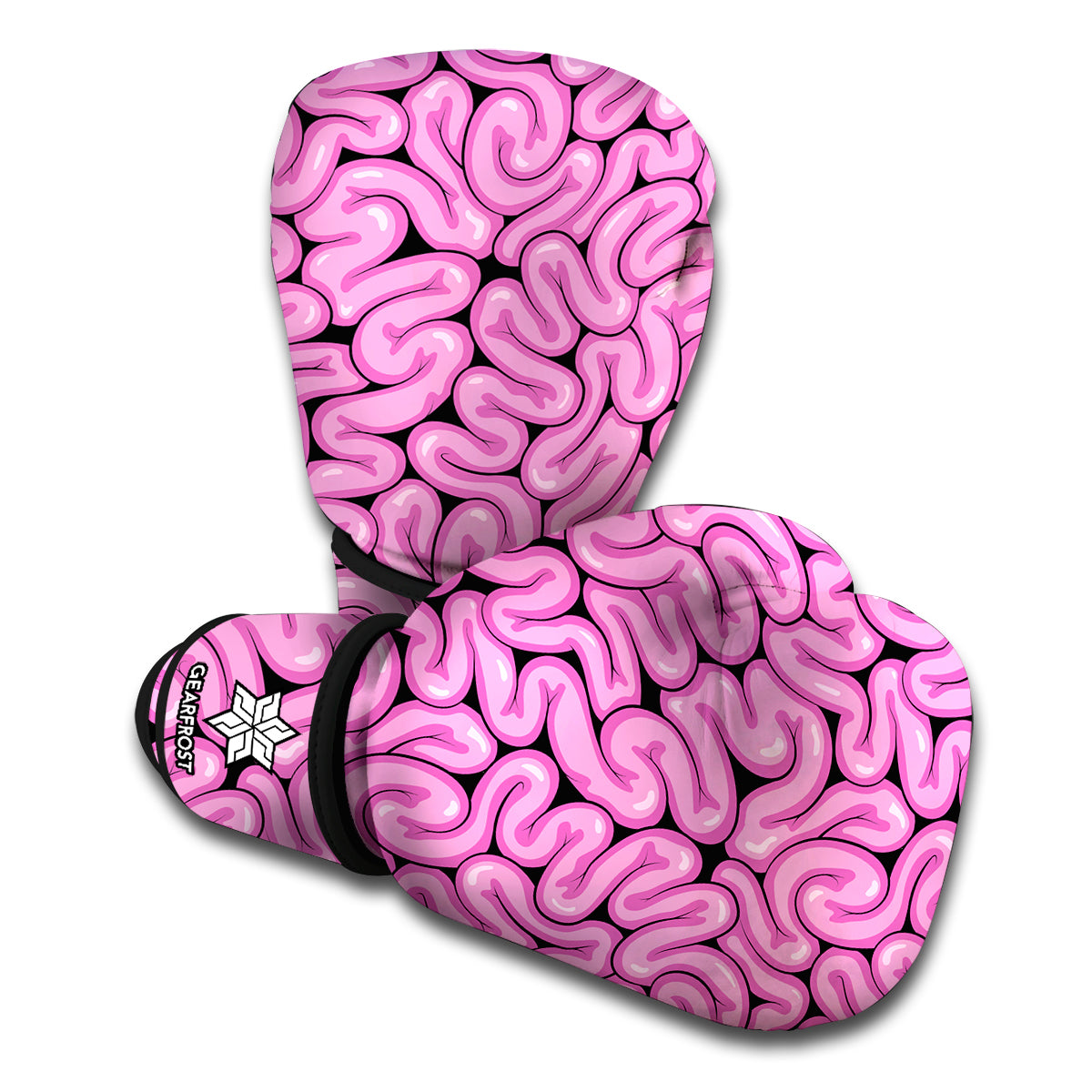 Halloween Brain Print Boxing Gloves