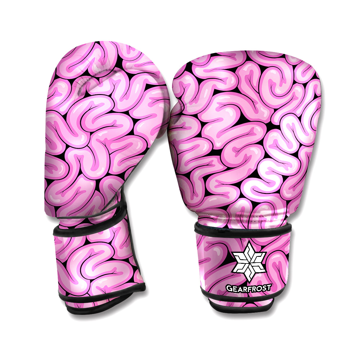 Halloween Brain Print Boxing Gloves