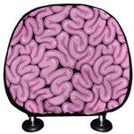 Halloween Brain Print Car Headrest Covers
