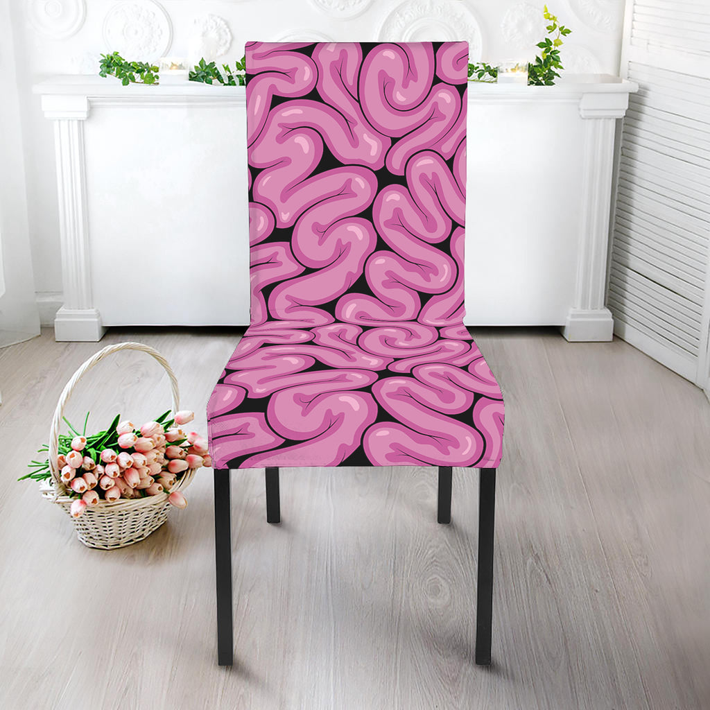 Halloween Brain Print Dining Chair Slipcover