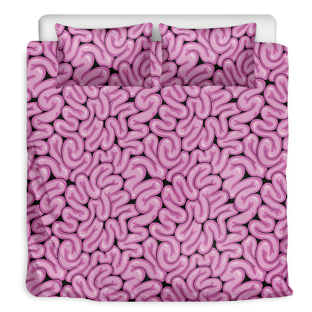 Halloween Brain Print Duvet Cover Bedding Set