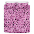 Halloween Brain Print Duvet Cover Bedding Set