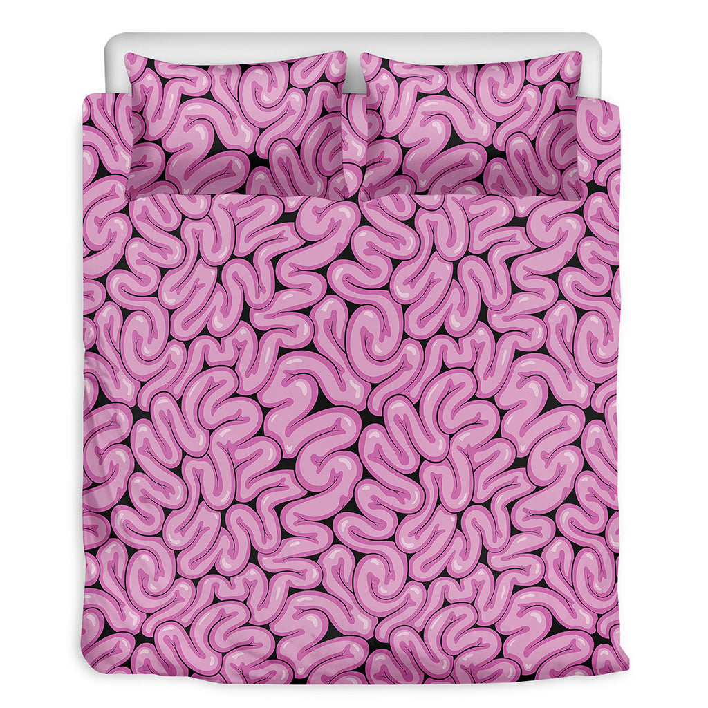 Halloween Brain Print Duvet Cover Bedding Set