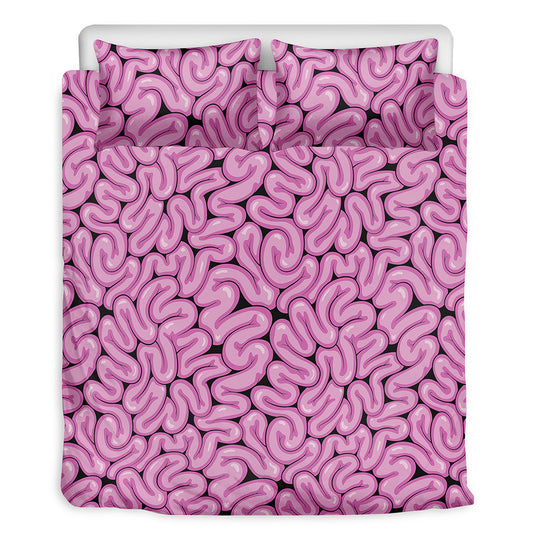 Halloween Brain Print Duvet Cover Bedding Set