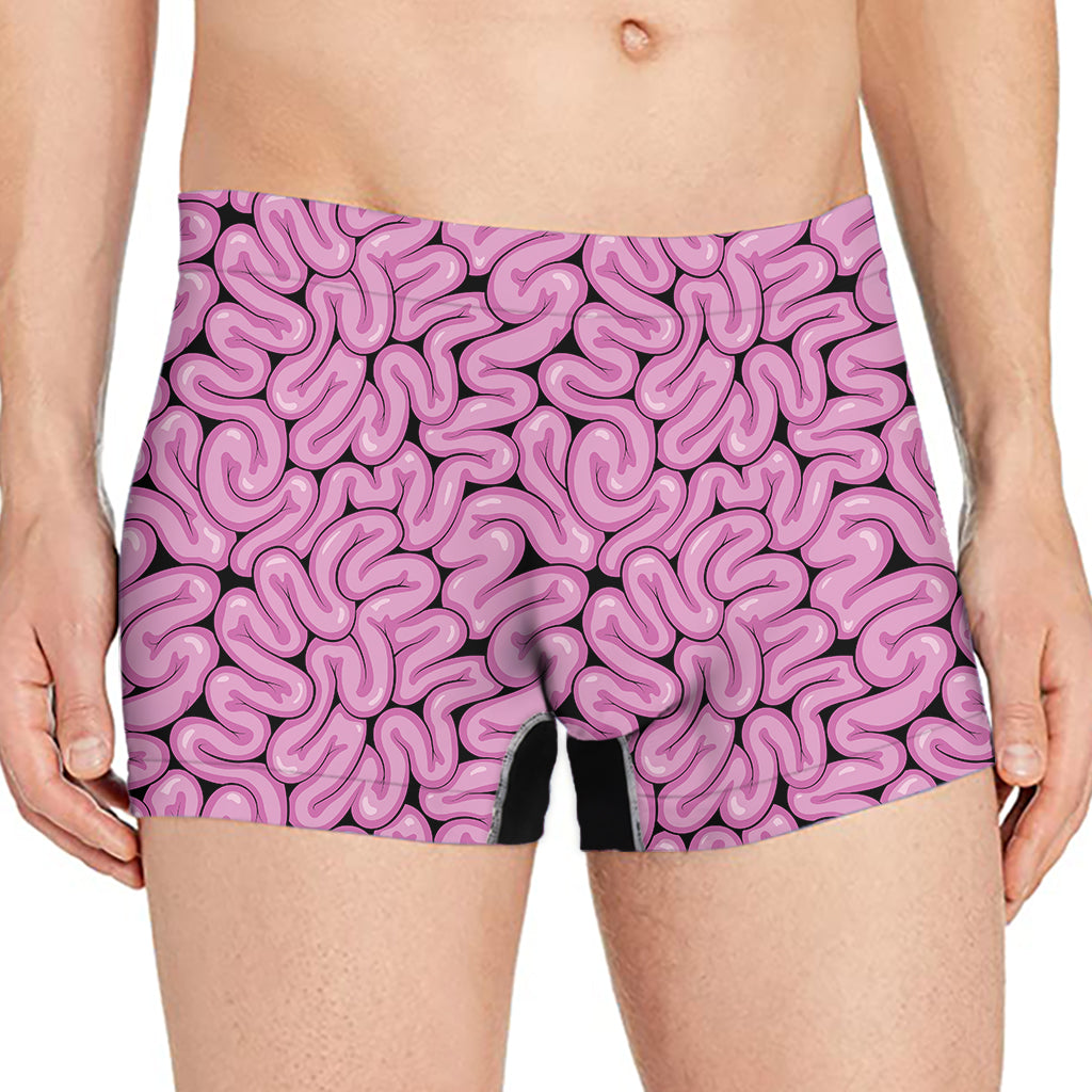 Halloween Brain Print Men's Boxer Briefs