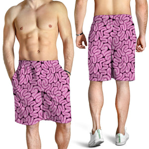 Halloween Brain Print Men's Shorts