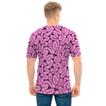 Halloween Brain Print Men's T-Shirt