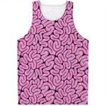 Halloween Brain Print Men's Tank Top