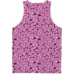 Halloween Brain Print Men's Tank Top