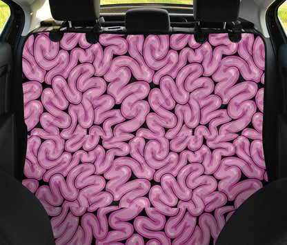 Halloween Brain Print Pet Car Back Seat Cover