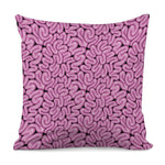 Halloween Brain Print Pillow Cover