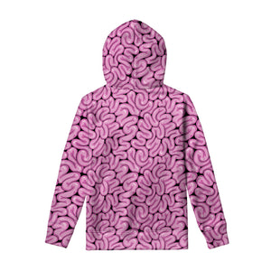 Halloween Brain Print Pullover Hoodie