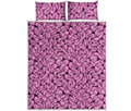 Halloween Brain Print Quilt Bed Set