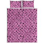 Halloween Brain Print Quilt Bed Set