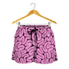 Halloween Brain Print Women's Shorts