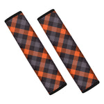 Halloween Buffalo Check Pattern Print Car Seat Belt Covers