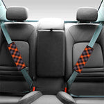 Halloween Buffalo Check Pattern Print Car Seat Belt Covers