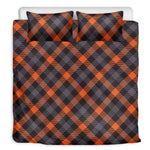 Halloween Buffalo Check Pattern Print Duvet Cover Bedding Set