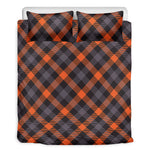 Halloween Buffalo Check Pattern Print Duvet Cover Bedding Set