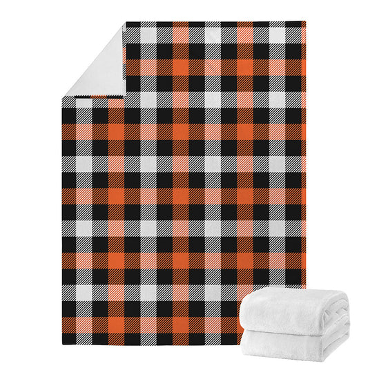 Halloween Buffalo Plaid Pattern Print Blanket