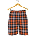 Halloween Buffalo Plaid Print Men's Shorts