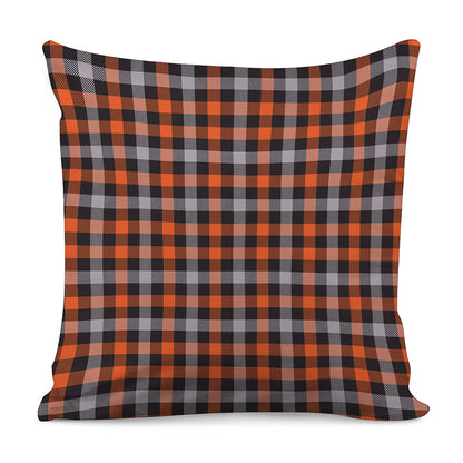 Halloween Buffalo Plaid Print Pillow Cover