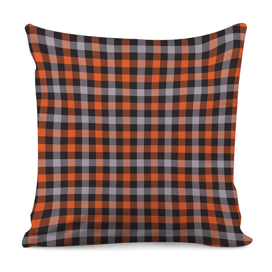 Halloween Buffalo Plaid Print Pillow Cover