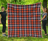 Halloween Buffalo Plaid Print Quilt