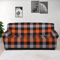 Halloween Buffalo Plaid Print Sofa Cover