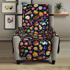 Halloween Candy Pattern Print Armchair Protector