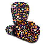 Halloween Candy Pattern Print Boxing Gloves