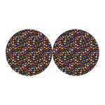 Halloween Candy Pattern Print Car Coasters