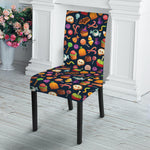 Halloween Candy Pattern Print Dining Chair Slipcover
