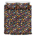Halloween Candy Pattern Print Duvet Cover Bedding Set