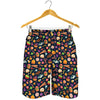 Halloween Candy Pattern Print Men's Shorts