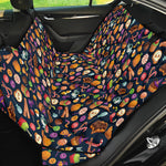 Halloween Candy Pattern Print Pet Car Back Seat Cover