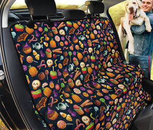 Halloween Candy Pattern Print Pet Car Back Seat Cover