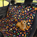 Halloween Candy Pattern Print Pet Car Back Seat Cover