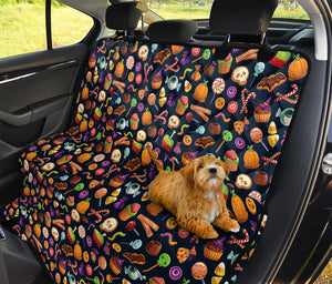 Halloween Candy Pattern Print Pet Car Back Seat Cover