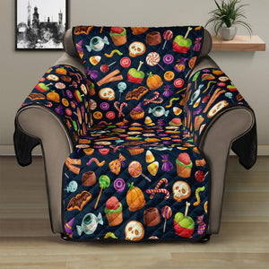 Halloween Candy Pattern Print Recliner Protector