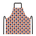 Halloween Checked Pattern Print Apron