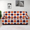 Halloween Checked Pattern Print Sofa Cover
