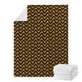 Halloween Chevron Pattern Print Blanket